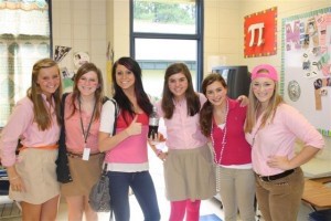 Pink inside