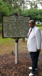 Dr. Rodell Lawrence at the Penn Center.