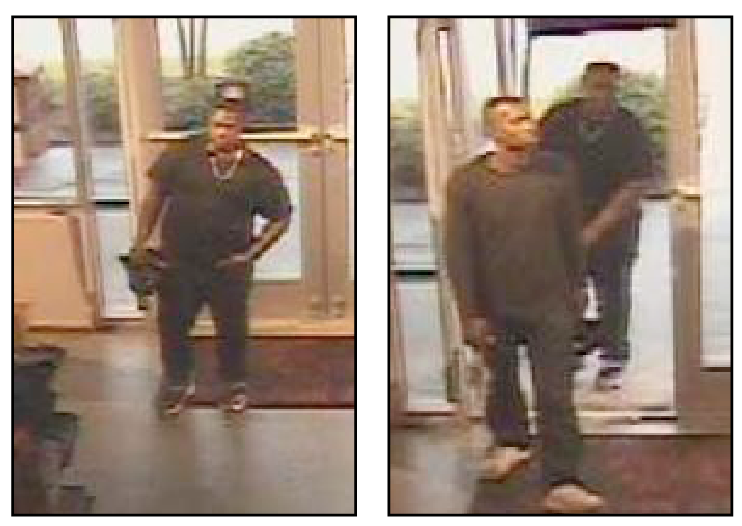 Police are looking for these two men.