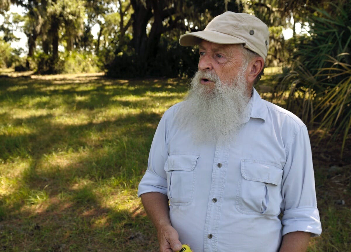 Chester DePratter, of the University of South Carolina, discusses the search for the old Fort San Marcos site, which they found without having to dig anything up. 