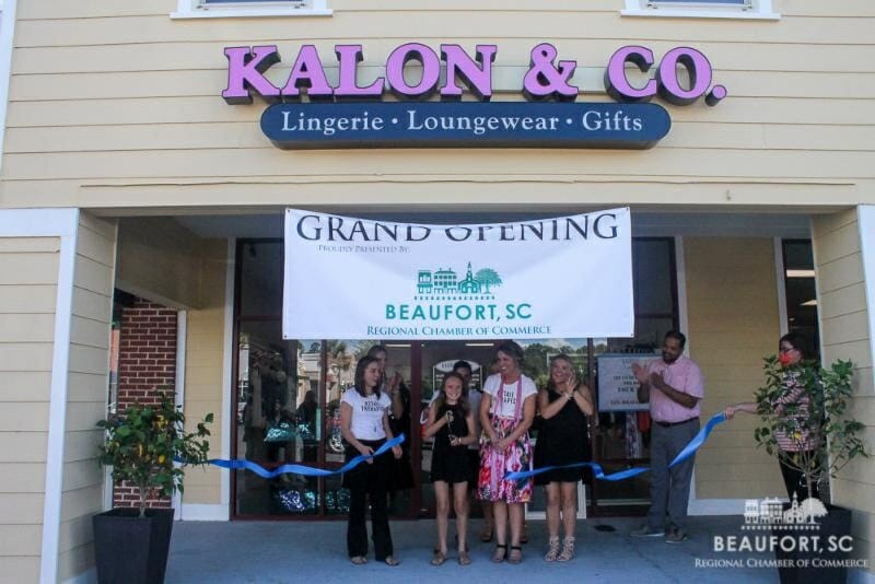 Kalon & Company, which offers intimate apparel, held a grand opening and ribbon-cutting recently. It is located at 803 A-3 Parris Island Gateway (Bi-Lo Shopping Center).