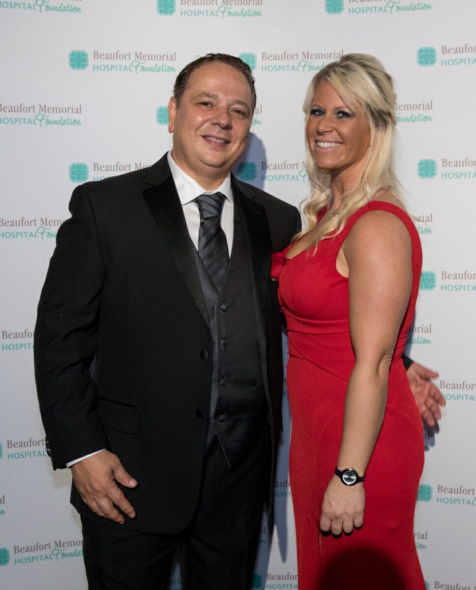 Dr. Majd Chahin with Jennifer Codding