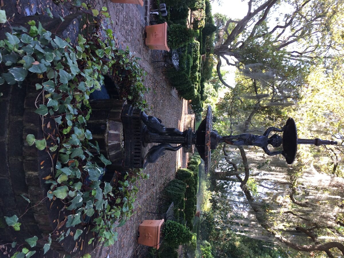 Garden-A-Day week begins at The Point. This garden and its historic house are located on the Beaufort River. 