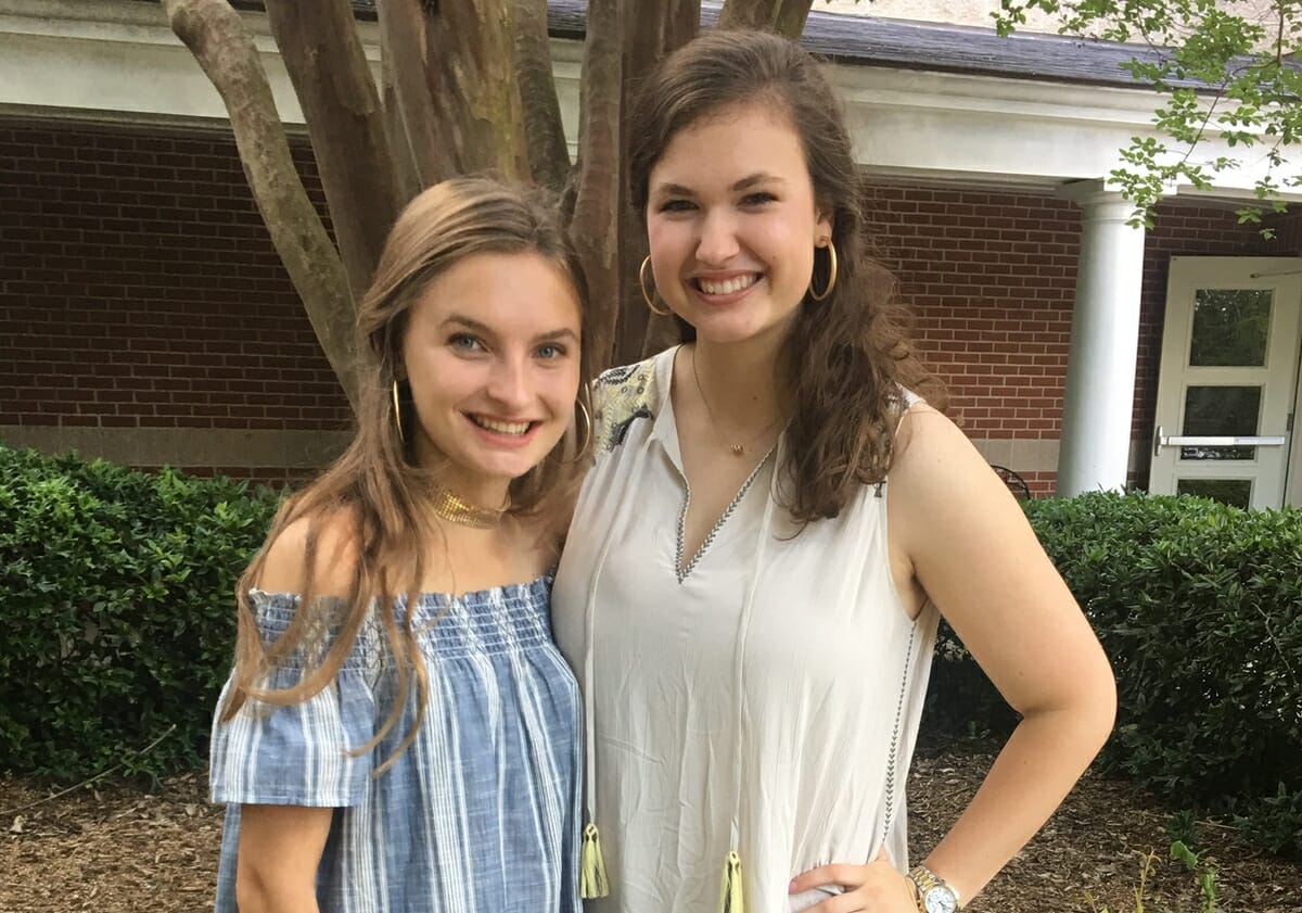 Sarah Suber and May Harrelson attended the 2017 Palmetto Girls State Encampment.