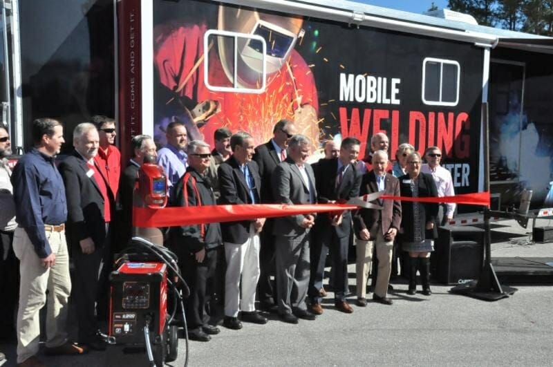 The Technical College of the Lowcountry held a ribbon cutting for its welding and CDL programs. Photo provided.
