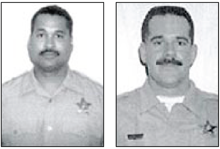 Left: Lance Cpl. Dana Tate. Right: Cpl. Dyke “A.J.” Coursen.